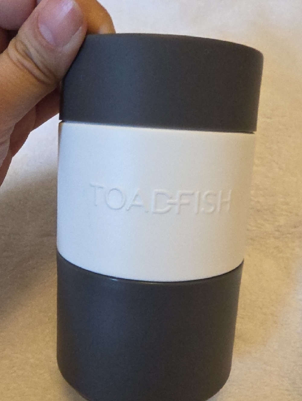 Matte Black Insulated Tumbler with White Decorative Band - Home Accents - Picture 3 of 4